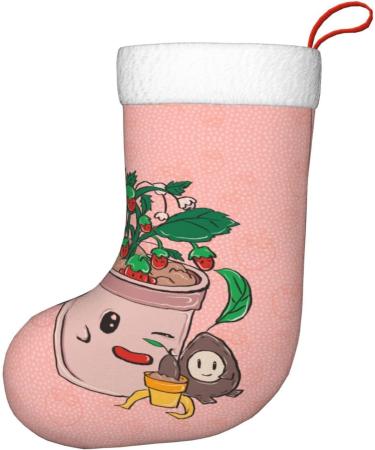 YYHHAOFA Sunflower Seeds and Strawberries Prints Christmas Decorative Stockings : Soft Light and Tactile Suitable for Christmas Holiday Party - Buy Online on SooperMarket.com