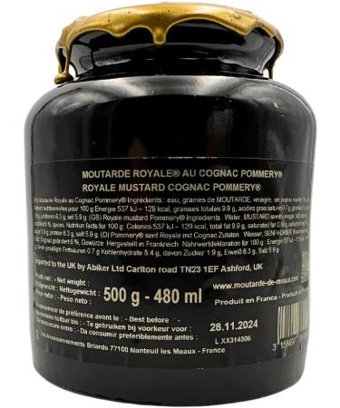 BonneBouffe Pommery Wholegrain and Cognac Mustard Duo 500g x 2 - Buy Online on SooperMarket.com