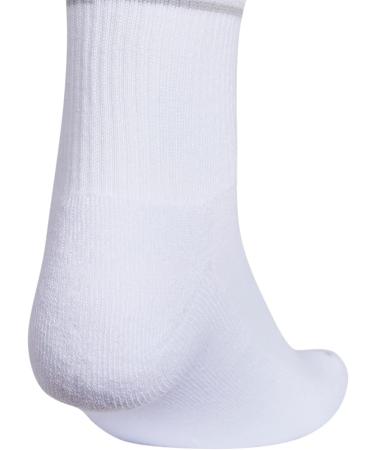 adidas Women's Cushioned Sport High Quarter Socks (3-Pair) - Medium - White/Clear Onix Grey - Buy Online on SooperMarket.com