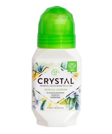 Crystal Mineral Deodorant Roll-On, Vanilla Jasmine, 2.25 fl oz