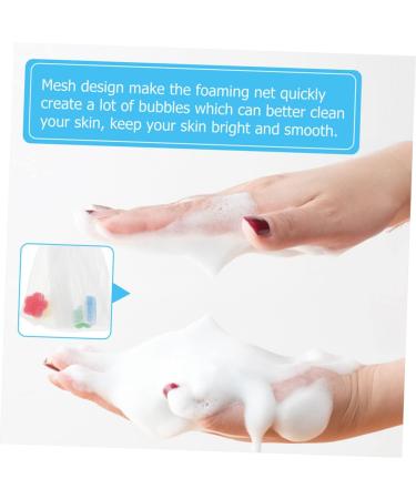 BELLIFFY 4pcs Foaming Net Portable Soap Cleansing Foaming Cup Soap Mesh Bag Soap Net Purpose Soap Pe - Buy Online on SooperMarket.com