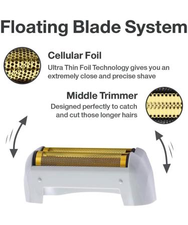 Shaver Foil and Blade for 17150 17200 | Washable 3D Intelligent Floating Gold Shaving Blade - International Shipping Available - Buy Online on SooperMarket.com