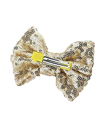 Love Fairy Fashion Bow Hairpin Sequins Hair Clip | Multicolor Options | for Children and Women (Silver) - Buy Online on SooperMarket.com
