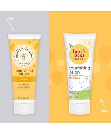 Burt's Bees Baby Nourishing Lotion  Original Scent Baby Lotion - 6 Ounce Tube - Pack of 3 Original 6oz (3 Pack) - Buy Online on SooperMarket.com
