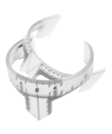 Mikinona 10pcs Eyebrow Design Ruler Clear Stickers Makeup Tools Nose Bridge Measuring Ruler Shaping Stencil