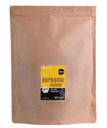 Wohltuer Organic Turmeric Powder Turmeric Root Ground Bulk Pack 1000 g