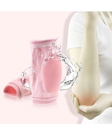 Buy 2 Pairs of Gel Melee Sleeves - Moisturizing Breathable Elbow Covers for Comfort & Crack Prevention | High Elasticity Soft Fabric International Shipping - Buy Online on SooperMarket.com