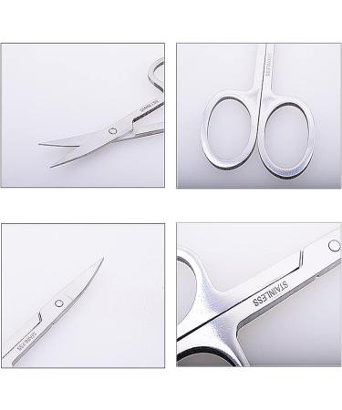 Professional Left-Handed Nail Scissors with Leather Case - Precision Nail Skin Shears for Fingers & Toenails - 1 Piece for International Shipping - Buy Online on SooperMarket.com