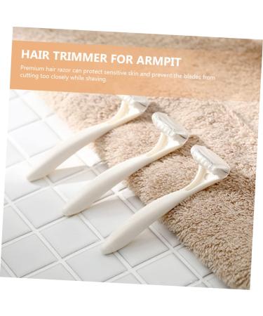 Beavorty 6 STK Women's Electric Razor & Manual Body Shaver Bikini Trimmer Tool Hair Clip Miss-free Steel White 2PCS 8.7x2cm - Buy Online on SooperMarket.com