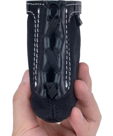 WAYNE'S DOG Genuine Leather Slip On Recoil Pad - Black | Shotgun & Rifle Buttstock Extension for Hunting & Shooting - Buy Online on SooperMarket.com