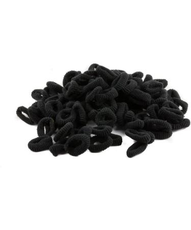 Mytoptrendz Small Soft Hair Elastics Pony Tail Bobble Hair Bands Hair Tie Kids Girls Hair Accessory- Black - Buy Online on SooperMarket.com