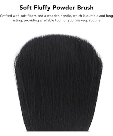Verdant Touch Loose Powder Brush Large Powder Makeup Brush Fluffy Wide Flat Top Blending Brush for Foundation Blush Black180 mm - Buy Online on SooperMarket.com