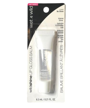 wet n wild Wild Shine Lip Gloss Balm in No Show(Clear Glossy)