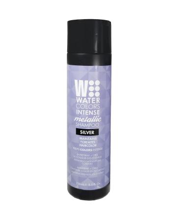 Watercolors Intense Color Shampoo 8.5 oz Metallic Silver 8.5 Fl Oz (Pack of 1) Silver