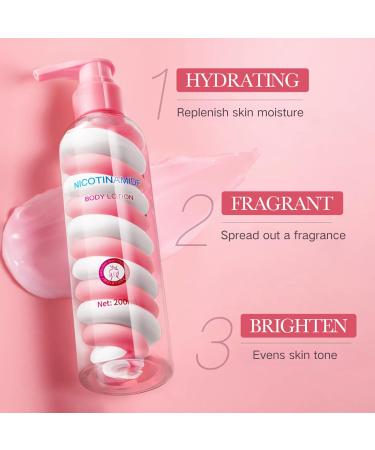 Nicotinamide Body Lotion Large-Capacity Nicotinamide Firming Body Cream Remove Dark Spots Moisturizing Body Lotion For Dry Skin Body Skin Care Smooth Skin Body Lotion For Women&Men 200ml - Buy Online on SooperMarket.com