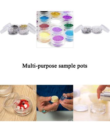 Shop Pudsern 40 Pcs 5G Cosmetic Containers - Empty Round Plastic Jars for Creams Nail Polish Lip Balm & Makeup Storage (10 Colors) - Buy Online on SooperMarket.com