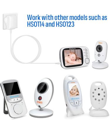 Baby Camera Monitor Charger - MYPIN Mini USB Switching Adapter 5V/1000mA UK Plug - Compatible with HS0114/HS0123/HS0132 - HS0384 - Buy Online on SooperMarket.com