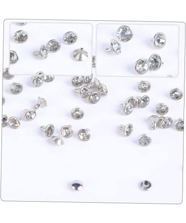 TEHAUX 200 Sets Leather Crafts Diamond-Studded Bag Luggage Making of Clothes Accessories Clothing Garment 0.8X0.8X1CM As Shown - Buy Online on SooperMarket.com