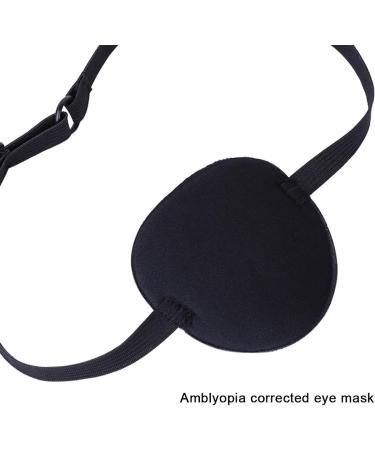 YOOJOO Adjustable Concave 3D Foam Eye Patch for Lazy Eye Amblyopia & Strabismus - Black - Buy Online on SooperMarket.com
