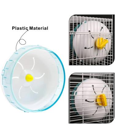Hamster Wheel Silent Hamster Running Wheel Toy Transparent Pet Hamster Exercise Wheel for Hamster Rat Squirrel Guinea Pig - Buy Online on SooperMarket.com