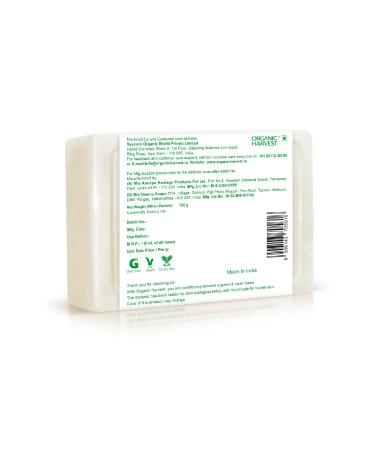 Luxurious Jasmine Bathing Bar - 100% Organic Sulphate & Paraben-Free | Gentle Cleansing Soap for Relaxing Showers | 125gm - Buy Online on SooperMarket.com