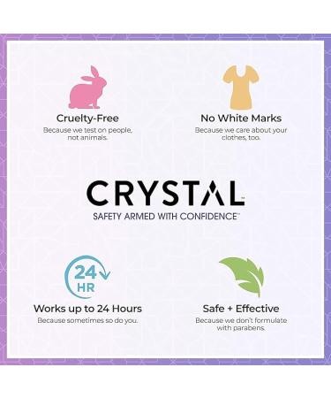 CRYSTAL Deodorant Mineral Deodorant Roll-On  Lavender & White Tea 2.25 oz (Pack of 5) - Buy Online on SooperMarket.com