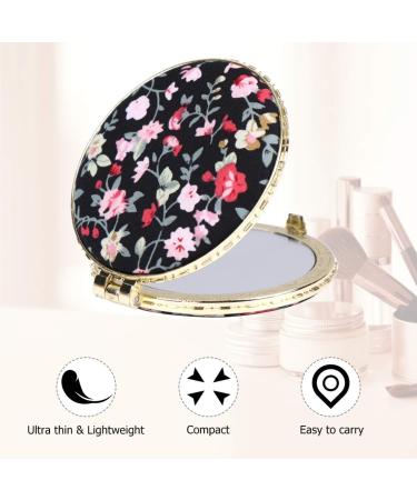 FRCOLOR 12pcs Floral Mirror Purses Women's Double-Sided Makeup Clutch - Portable Travel Vanity Gift for Girls - Buy Online on SooperMarket.com