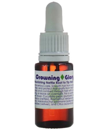 Living Libations - Organic Crowning Glory Nourishing Nettle Hair Oil | Natural  Wildcrafted  Vegan Clean Beauty (0.5 fl oz | 15 mL) 0.50 Fl Oz (Pack of 1)