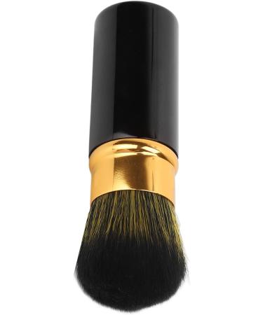 Verdant Touch Retractable Blush Brush Retractable Makeup Brush Portable Soft Hair Loose Powder Brush for Makeup Artist Black - Buy Online on SooperMarket.com