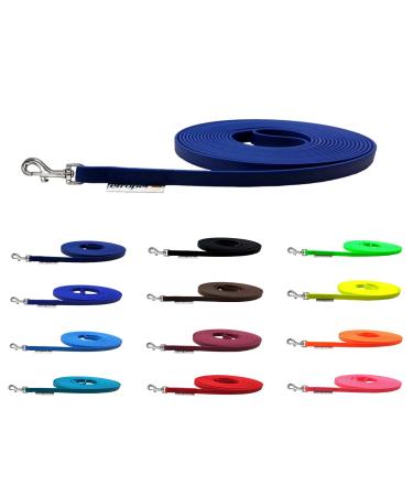 Tow leash biothane dog leash small dogs 9mm 3m / 10m / 15m dog linen biothane (1.50m without handbar