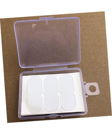 FOMIYES 60pcs Ear Stickers - Corrector De Ojeras | Cosmetic Ear Tape - Transparent Ear Patch | Vertical Ear Tape for Erect Elf Ears | White 4x16cm - Buy Online on SooperMarket.com