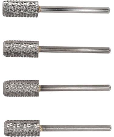 Nail Art Drill Polishing Removing Nail Gel 4 Pieces Nail Tungsten Steel Drill Grinding M C F XF with Storage Box for Nail Studio - Buy Online on SooperMarket.com