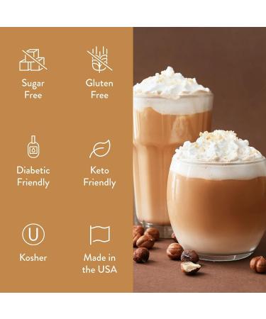 Jordan's Skinny Syrups Sugar-Free Coffee Syrup Hazelnut Flavoring for Chai Latte Protein Shake and More - Zero Calorie Gluten-Free Keto Friendly - 750ml (25.4 Fl Oz) - Buy Online on SooperMarket.com