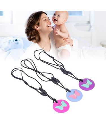 3Pcs Silicone Sensory Chew Necklace for Kids - Teething & Autism Chewlery for Boys & Girls - Buy Online on SooperMarket.com