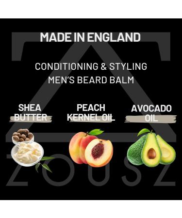 ZOUSZ Gold Oud Premium Beard Balm - Earthy Oud Scented Beard Grooming Butter | 50g - Buy Online on SooperMarket.com