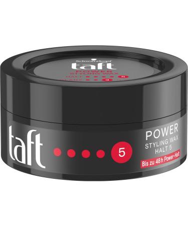 Schwarzkopf Taffel Styling Wax Power | 6 x 75ml | Vegan Hair Wax for 48 Hour Hold | Gentle on Hair & Scalp - Buy Online on SooperMarket.com