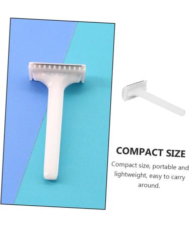 Angoily 75-Piece Disposable Skin Knife & Pedicure Tool Set - Reusable Straws Intimate Hair Removal Foot Care & Leather Knife | Premium ABS with Case - Buy Online on SooperMarket.com