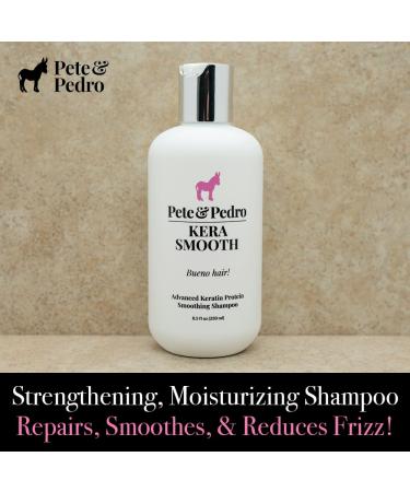 Pete & Pedro KERASMOOTH SHAMPOO - Strengthening Keratin Protein Cleanser Reduces Frizz & Flyaways Shark Tank Featured 6 oz - Buy Online Worldwide - Buy Online on SooperMarket.com