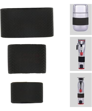 Socobeta Hair Clipper Grips Bands Silicone Barber Clipper Bands Slip Resistance Heat Resistance Electric Clipper Sleeve for Baber Tool - Buy Online on SooperMarket.com