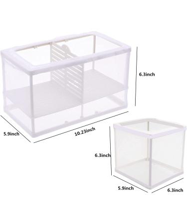 Alfyng 2 Pcs Fish Tank Breeder Net - Hatchery Breeder Box with Suction Cup - Buy Online on SooperMarket.com