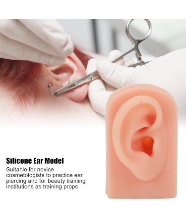 Fallen Ear Model - Soft Silicone Right Ear for Piercing Training & Headphone Display (Light Skin Color) - Reusable & Multi-Purpose - Buy Online on SooperMarket.com