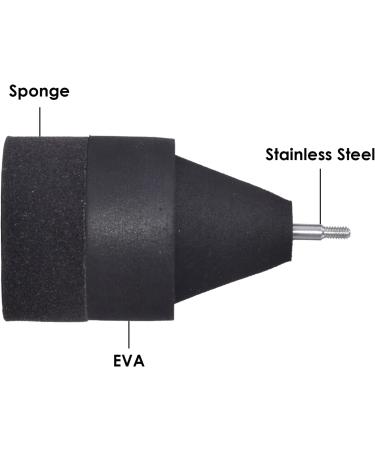 10 Pack Black Foam Archery Arrowhead Soft Sponge Tips for Archery Combat Game - Buy Online on SooperMarket.com