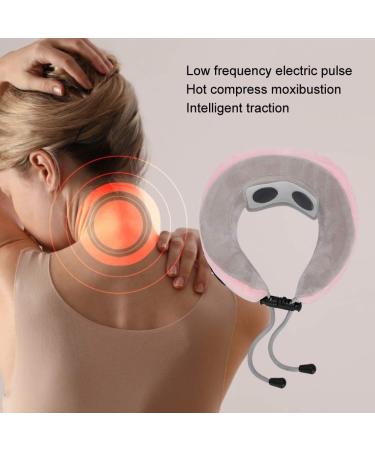 Buy Electrical Neck Massage Device - U-Shaped Pink Pillow for Comfortable Neck & Shoulder Relief | International Shipping Available - Buy Online on SooperMarket.com