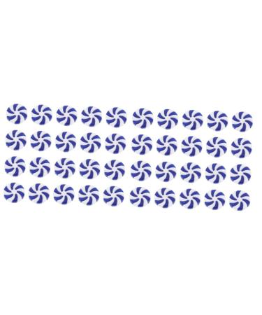 Alipis 100 Pcs Round Crafts Beads Winter Christmas Tree Accessories Mint Christmas Socks Christmas Tree Pendant Candy Charm Decorations DIY Charms Candy Accessories Scattered Beads