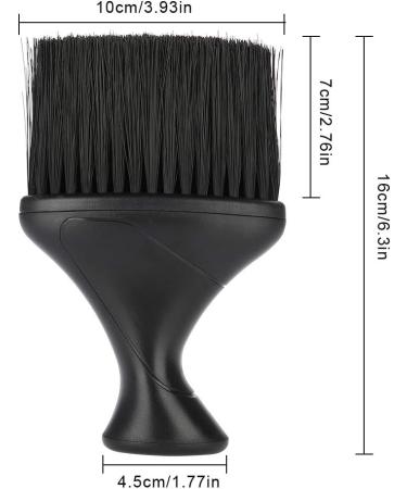 Neck Duster Brush Soft Hair Brush Salon Hairdresser Stylist Hair Cleaning Brush Neck Brush with Handle - Buy Online on SooperMarket.com
