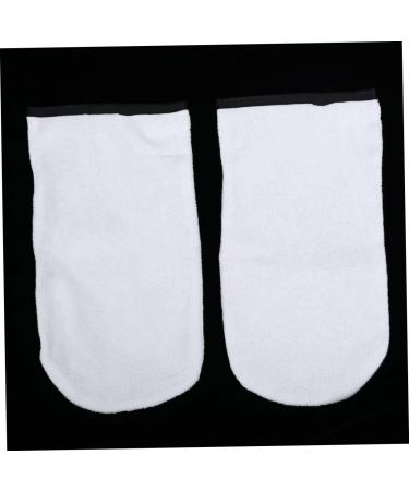 OSALADI 1 Pair Gloves Moisturizing Hand Wax Mittens Hot Wax Bags Womens Glove Bath Mitt Hand Care Glove was Bath Hand Cover Paraffin Wax Hand Cover Manicure Work White Bath Mat - Buy Online on SooperMarket.com