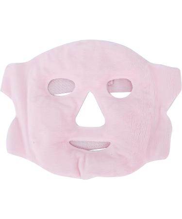 Hot Cold Compress Facial Gel Mask Reusable Washable Gel Beads Face Mask for Dark Circles and Puffiness Skin Friendly Cooling Gel Face Mask with Elastic Band Design (Pink) - Buy Online on SooperMarket.com
