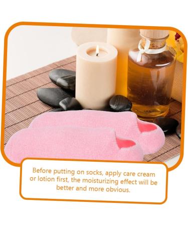 minkissy 3 Pairs Foot Gel Socks Non-slip Cosmetic Miss Vegetable Gel - Buy Online on SooperMarket.com