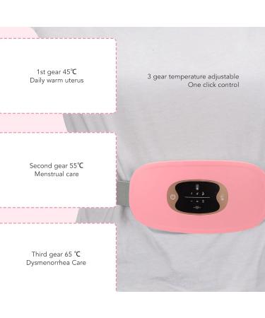 Menstruation Heating Pillows | Fast Heating Adjustable Vibration Massage Waist Belt for Women & Girls - Buy Online on SooperMarket.com