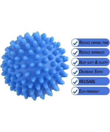 KOMUNJ 5 Pcs Laundry Tumble Dryer Balls - Reusable Plastic Balls for Speeding Drying and Reducing Creases - Buy Online on SooperMarket.com